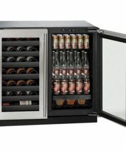 U-Line - Modular 3000 Series 31-Bottle Built-In Wine Refrigerator - Stainless steel 1