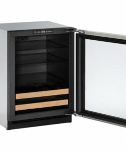 U-Line - 2000 Series 10-Bottle Built-In Wine Refrigerator - Stainless steel 1