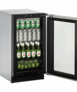 U-Line - Modular 3000 Series 3.6 Cu. Ft. Built-In Mini Fridge - Stainless steel