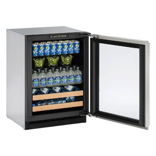 U-Line - 2000 Series 10-Bottle Built-In Wine Refrigerator - Stainless steel 2