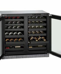U-Line - Wine Captain 62-Bottle Built-In Wine Cooler - Custom Panel Ready