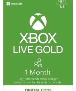Microsoft - Xbox Live 1 Month Gold Membership [Digital]