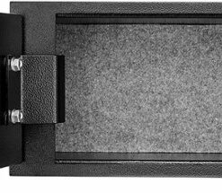 Barska - Floor Safe With Key Lock 0.22 Cubic Ft AX12656 - Black
