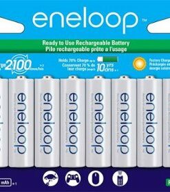 Panasonic - eneloop Rechargeable AA Batteries (12-Pack)