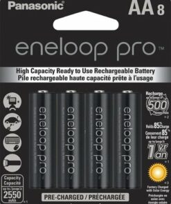 Panasonic - eneloop pro Rechargeable AA Batteries (8-pack)