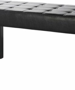 CorLiving - California 24 Panel Bench - Dark Espresso/Black