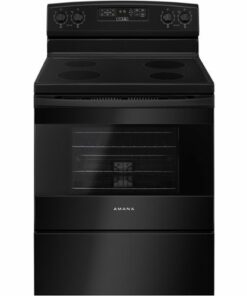 Amana - 4.8 Cu. Ft. Freestanding Electric Range - Black 0