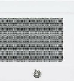 GE - 1.5 Cu. Ft. Mid-Size Microwave - White on White