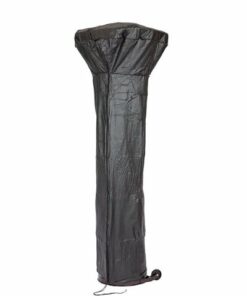 Fire Sense - Full Length Outdoor Patio Heater Vinyl Cover - Black
