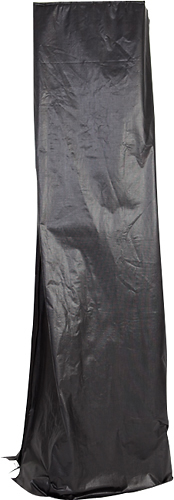 Fire Sense - Full-Length Vinyl Outdoor Patio Heater Cover - Black