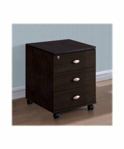 CorLiving - Folio Pedestal - Espresso black