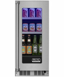 Viking - Professional 5 Series 5-Bottle and 35-Can Beverage Cooler - Stainless steel