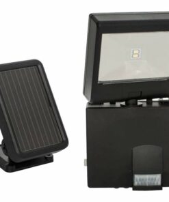 Solar-Powered LED Security Spotlight