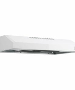 GE - 30" Convertible Range Hood - White on white