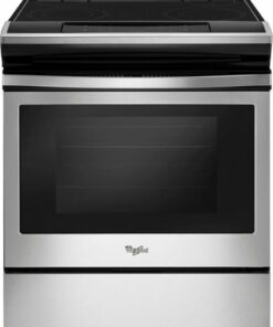 Whirlpool - 4.8 Cu. Ft. Self-Cleaning Slide-In Electric Range - Stainless steel