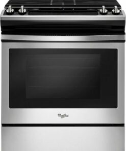 Whirlpool - 5.0 Cu. Ft. Self-Cleaning Slide-In Gas Range - Stainless steel