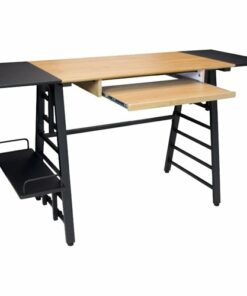 Calico Designs - Ashwood Convertible Computer Desk - Graphite/Ashwood