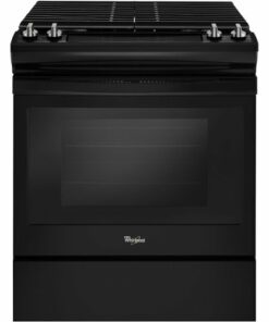 Whirlpool - 5.0 Cu. Ft. Self-Cleaning Slide-In Gas Range - Black