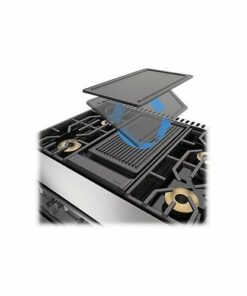 Viking - Professional Series Griddle/Grill Plate for Gas Ranges and Gas Rangetops - Black
