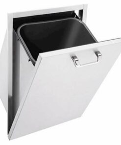 Sedona By Lynx - Built-In 18" Outdoor Trash Center - Silver
