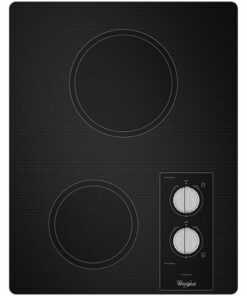 Whirlpool - 14" Electric Cooktop - Black