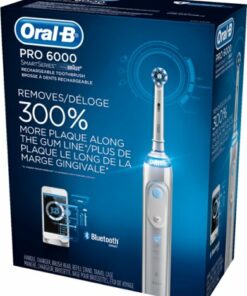 Oral-B - Genius 6000 Electric Toothbrush, Powered by Braun - White