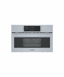 Bosch - 800 Series 1.6 Cu. Ft. Convection Built-In Microwave - Stainless steel 1