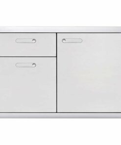 Lynx - VENTANA™ 36" Storage Door & Double Drawer Combination - Stainless steel