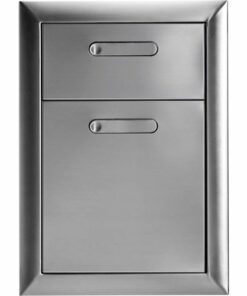 Lynx - Ventana Double Drawers - Stainless steel