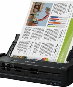 Epson - Workforce ES-300W Wireless Duplex Mobile Document Scanner - Black