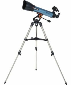 Celestron - Inspire series 100AZ 100mm Refractor Telescope - Blue/black