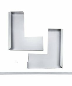 GE - 36" Over-the-Range Microwave Accessory Filler Kit - Stainless steel