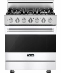 Viking - 4.0 Cu. Ft. Self-Cleaning Freestanding LP Gas Convection Range - White