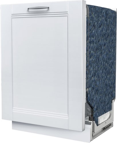 Bosch - 300 Series 24" Custom Panel Dishwasher with Stainless Steel Tub - Custom Panel Ready