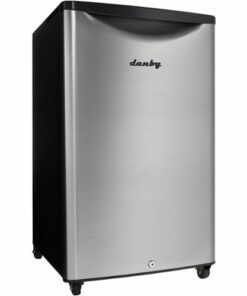 Danby - Contemporary Classic 4.4 Cu. Ft. Mini Fridge - Spotless steel