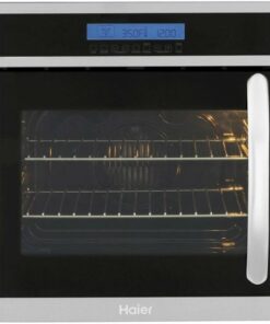 Haier - 23.4" Built-In Single Electric Convection Wall Oven - Stainless steel