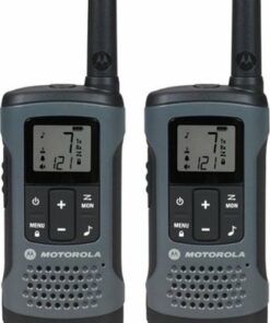 Motorola - Talkabout 20-Mile, 22-Channel FRS/GMRS 2-Way Radio (Pair) - Dark Gray