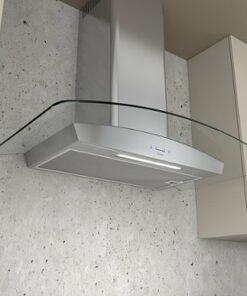 Zephyr - Ravenna 36 in. 600 CFM Wall Mount Range Hood with LED Light in Stainless Steel with Clear Glass Canopy - Stainless Steel/Glass