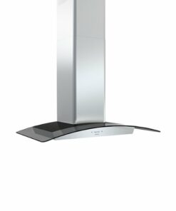 Zephyr - Ravenna 30 in. 600 CFM Wall Mount Range Hood with LED Light in Stainless Steel with Gray Glass Canopy - Stainless Steel/Glass