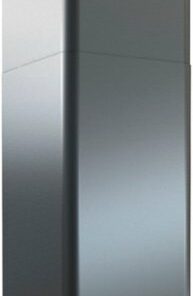 Zephyr - Duct Cover Extension for ZRV - Black stainless steel