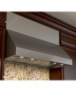 Zephyr - Duct 54 in. x 12 in. Duct Cover for Tempest II Range Hood - Stainless steel