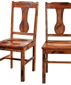 Walker Edison - Huntsman Wood Dining Chair (Set of 2) - Dark Oak