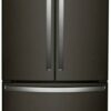 Whirlpool - 25.2 Cu. Ft. French Door Refrigerator with Internal Water Dispenser - Black Stainless Steel