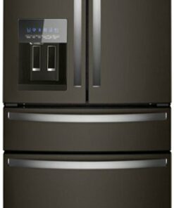Whirlpool - 24.5 Cu. Ft. 4-Door French Door Refrigerator - Black Stainless Steel