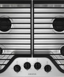 Amana - 30" Built-In Gas Cooktop - Stainless steel
