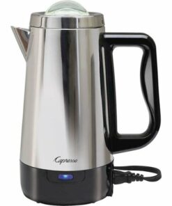 Capresso - 8-Cup Perk - Polished Stainless Steel
