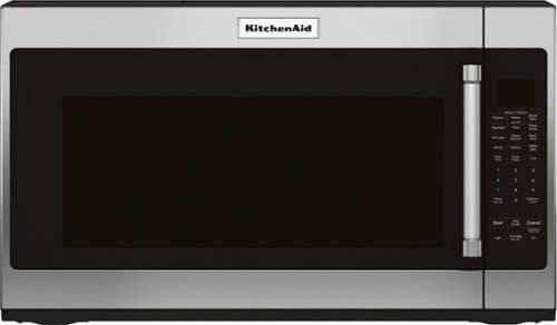 KitchenAid - 2.0 Cu. Ft. Over-the-Range Microwave with Sensor Cooking - Stainless steel