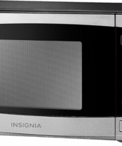 Insignia™ - 0.9 Cu. Ft. Compact Microwave - Stainless steel