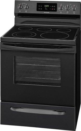Frigidaire - Self-Cleaning Freestanding Electric Range - Black