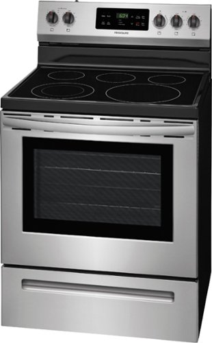 Frigidaire - 5.3 cu. ft. Self-Cleaning Freestanding Electric Range - Stainless steel